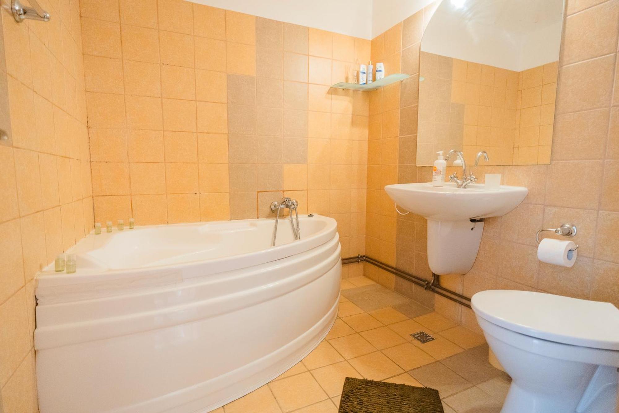 Rustic & Spacious 3Br Apartment Bucharest Luaran gambar